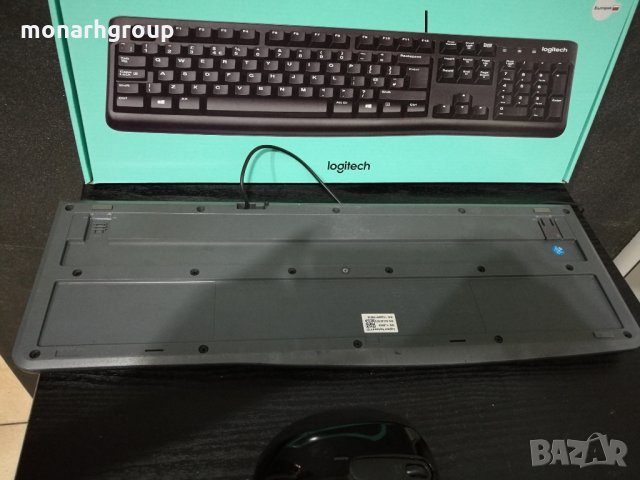Клавиатура Logitech K120/счупено краче/+ мишка, снимка 4 - Клавиатури и мишки - 27228402