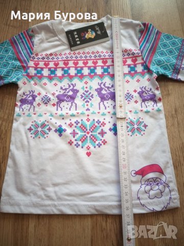 Детска Коледна пижамка размер - 2 годинки , снимка 6 - Бебешки пижами - 27380500