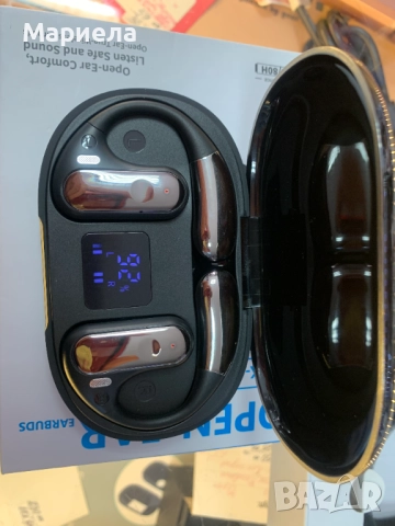 Безжични слушалки с отворено ухо YYK-Q28, екстра бас / Слушалки с костна проводимост, снимка 2 - Bluetooth слушалки - 51676991