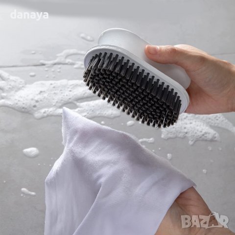 3446 Обла четка за пране на дрехи тапицерии килими, снимка 3 - Мопове, кофи, четки и метли - 39376767