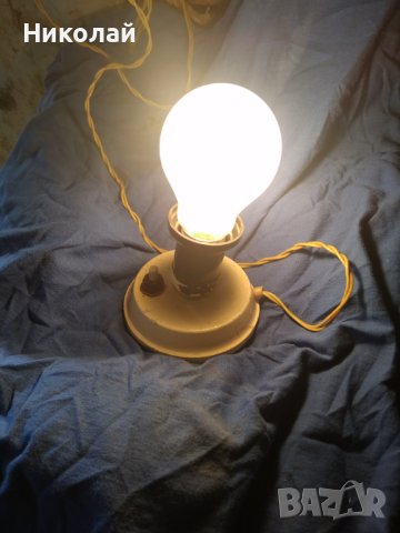 Старинна настолна , нощна лампа, снимка 4 - Настолни лампи - 39351579