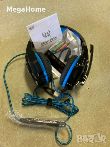 Геймърски Слушалки KOTION EACH G9000 за PC/PS4/Xbox/Phone, снимка 2 - Геймърски - 53229796