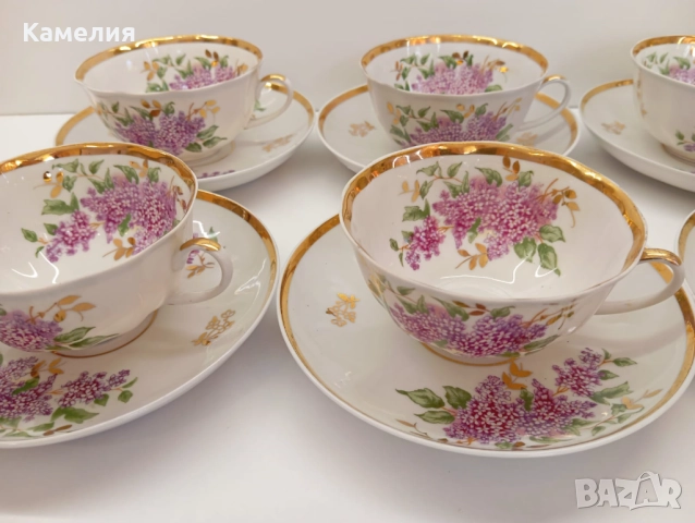 Руски порцелан , снимка 6 - Чаши - 51856220