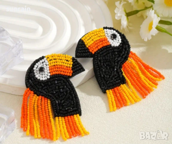 карсиви обеци папагал