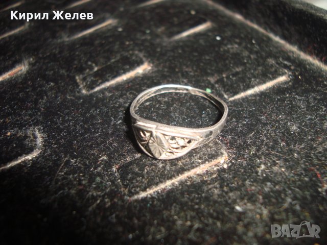 СТАР СРЕБЪРЕН ПРЪСТЕН ВИСОКА ПРОБА СРЕБРО МАЙСТОРСКА ЮВЕЛИРНА РЪЧНА РАБОТА 22246, снимка 6 - Пръстени - 32991889