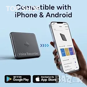 Смарт диктофон iZYREC 64GB с Bluetooth, снимка 4 - Слушалки и портативни колонки - 48780389