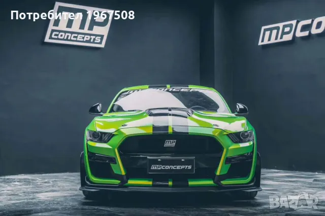 Тунинг преден капак GT500 версия за Форд Мустанг 2015- 2016 2017, снимка 3 - Части - 47398092