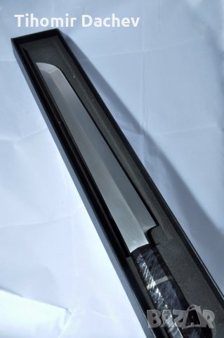 Нож едностранно заточване стомана VG10 + безплатна доставка, снимка 4 - Прибори за хранене, готвене и сервиране - 27721181