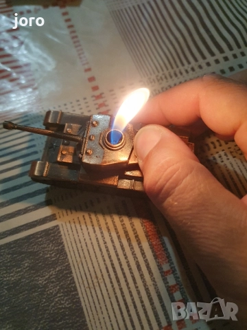 бронзов танк запалка, снимка 3 - Колекции - 51474848