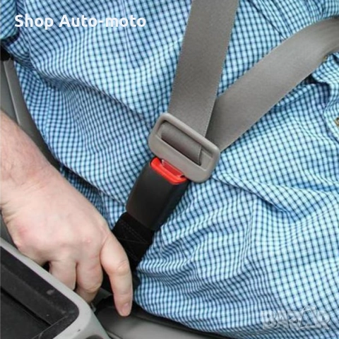 Универсален удължител за предпазен колан Automat-350мм, Черен, снимка 2 - Аксесоари и консумативи - 53168033