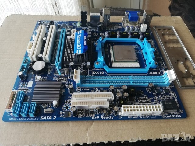 Дънна платка Gigabyte GA-MA78LMT-S2 Socket AM3 , снимка 6 - Дънни платки - 40188967