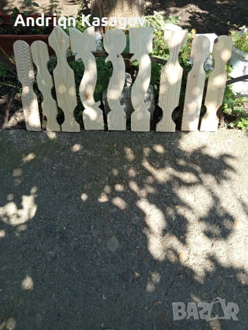 продавам дървени огради , снимка 2 - Градински мебели, декорация  - 48853581