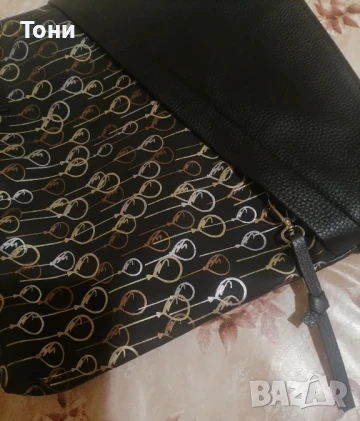 RIEKER Оригинал Нова Кожена Дамска Чанта с Принт, снимка 8 - Чанти - 50691136