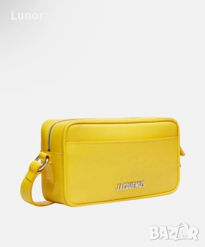 Оригинална жълта чанта Jacquemus Le Baneto Cross-body bag