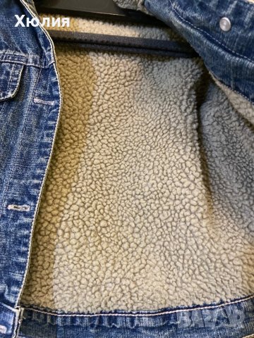 Детско дънково яке 105см, снимка 4 - Якета - 43817387