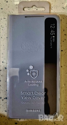 Активен кейс Samsung Smart Clear View Cover за Galaxy S21/S21 5G