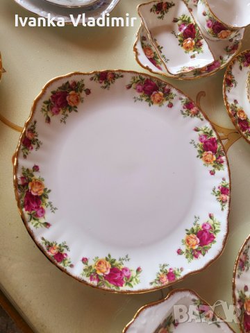 Сервиз за чай/кафе Royal Albert Old County Rose , снимка 2 - Сервизи - 40595857