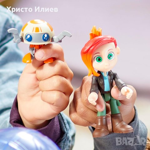 HASBRO STAR WARS Young Jedi Голям Летящ Космически кораб с 2 фигурки, снимка 3 - Влакчета, самолети, хеликоптери - 43595390