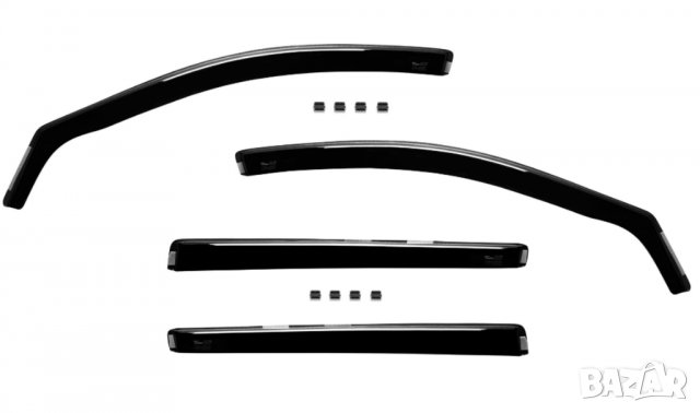 Комплект ветробрани Heko за VW Passat комби след 2014 година с 5 врати, тъмно опушени, 4 броя, снимка 1