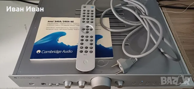 Усилвател Cambridge audio azur 340A, снимка 2 - Ресийвъри, усилватели, смесителни пултове - 49743459