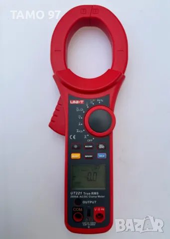 UNi-T UT221True RMS - Нови цифрови амперклещи 2000A AC/DC, снимка 3 - Клещи - 49732193