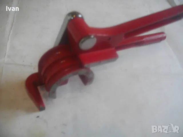 НОВ ТРОЕН ТРЪБОГИБ 6мм-8мм-10мм РЪЧЕН УРЕД ЗА ОГЪВАНЕ НА ТРЪБИ 0-180 ГРАДУСА 25мм РАДИУС, снимка 10 - Други инструменти - 50212923