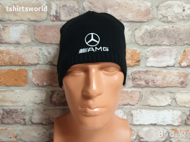 Нова зимна шапка на автомобилната марка Mercedes AMG (Мерцедес), снимка 7 - Шапки - 43280135