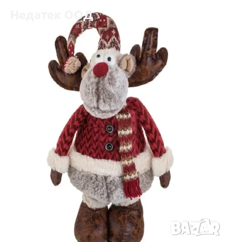Коледен декоративен Северен елен, Червен, 97 см, снимка 2 - Декорация за дома - 48289920