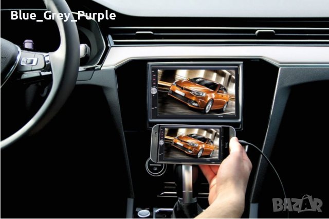 Мултимедия за кола AMIO 7012B Bluetooth, Handsfree , Радио, Аудио и видео, Черно, снимка 3 - Други - 40754564