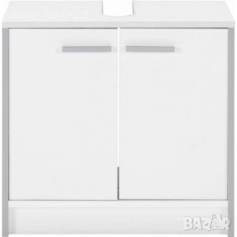Долен шкаф за мивка в бял цвят, снимка 3 - Шкафове - 39653716