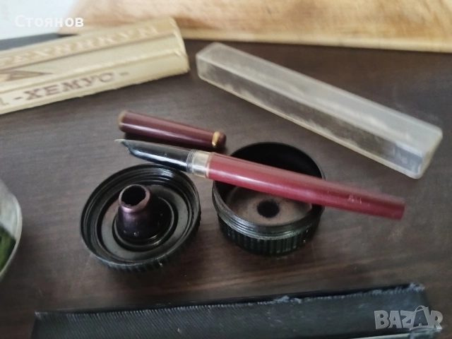 Ретро неща от соца Кутия от морски компас 1962г.Ученически материяли БНР др. , снимка 6 - Други - 48993171