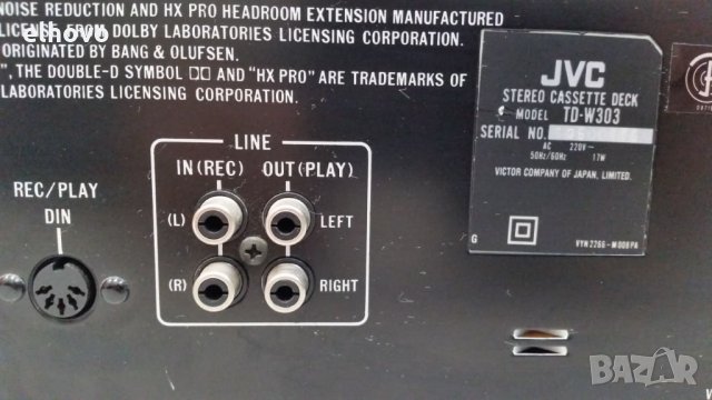 Дек JVC TD-W303, снимка 6 - Декове - 27622111