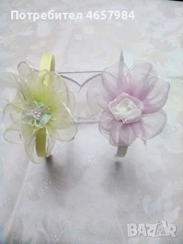 диадема ръчна изработка подходящи за всеки случай , снимка 2 - Шноли, диадеми, ленти - 52504933