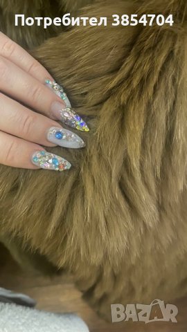 Палто 100% лисица*115см дължина, снимка 10 - Палта, манта - 43591139