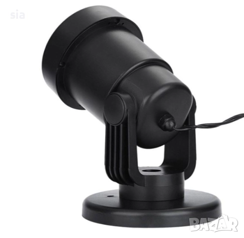 Коледен светещ прожектор със Коледни Снежинки, Водоустойчив- IP54, снимка 2 - Декорация за дома - 52388503