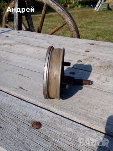 Стара риболовна макара #2, снимка 7 - Антикварни и старинни предмети - 26843598
