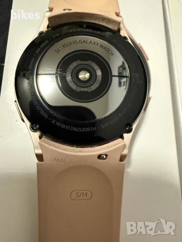 Samsung galaxy watch 4 Pink gold КАТО НОВ, снимка 3 - Смарт гривни - 53012759
