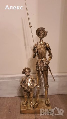 Дон Кихот и Санчо Панса–Голяма фигура от смола– 45см, снимка 8 - Антикварни и старинни предмети - 38709384