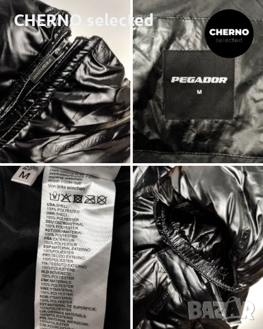 Пухено яке PEGADOR Lugo Oversized Monogram Puffer Jacket – размер L•M , снимка 13 - Якета - 53144187