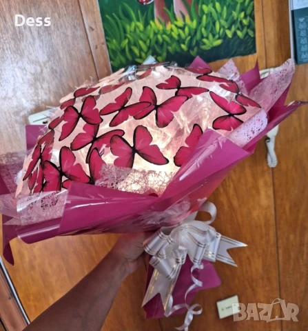 🦋✨ Букет „Полет от пеперуди“ – нежност, уловена в миг! ✨🦋, снимка 11 - Романтични подаръци - 51374694