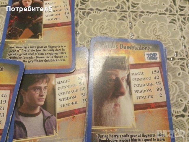 Карти за игра Хари Потър , снимка 15 - Други игри - 40725281