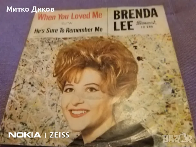 Brenda Lee малка плоча, снимка 2 - Грамофонни плочи - 48057339