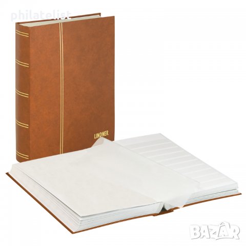 Lindner класьор за марки 30 бели листа / 60 стр.