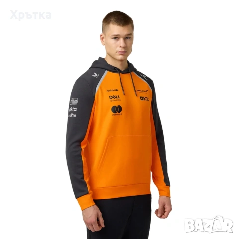 McLaren F1 Team Hoodie - Оригинален мъжки суитшърт, снимка 3 - Суичъри - 53024939