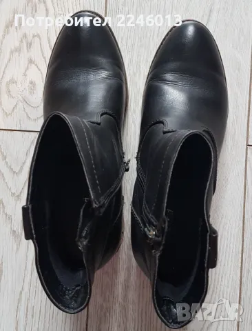 Боти естествена кожа-35номер, снимка 2 - Дамски боти - 48779946