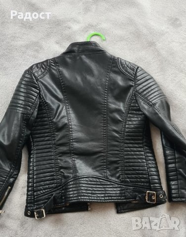 Детско кожено яке, снимка 2 - Детски якета и елеци - 43700349