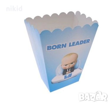 Бебе Бос Boss Baby born leader Парти кутия за дребни лакомства пуканки и др
