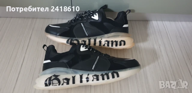 John Galliano Sneakers Mens Size 43 / 27.5см. НОВО! ОРИГИНАЛ! Мъжки Спортно - елегантни Кецове!, снимка 8 - Кецове - 51020067