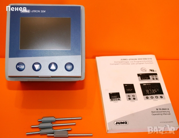JUMO dTRON 304 Програмируем PID контролер, Temperature Controller, 96 x 96 (1/4 DIN)mm 1 (Analogue) , снимка 5 - Друга електроника - 52380650