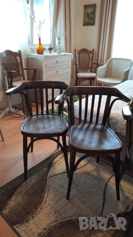Продавам виенски столове с подлакътници 4бр., снимка 3 - Столове - 52865541